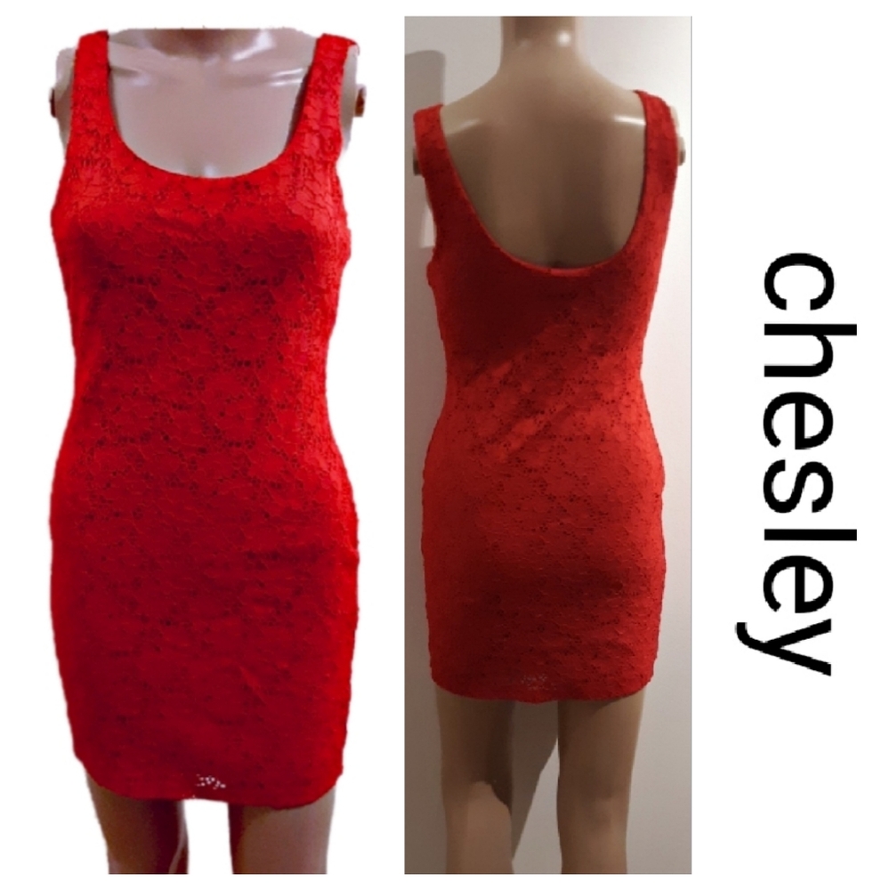 NWT - Chesley Red Bodycon Dress - M